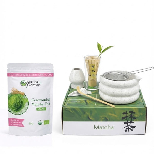 Kit de preparación de Matcha + 50g de Matcha ceremonial